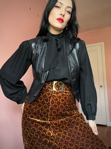 70s belted skirt hotsell