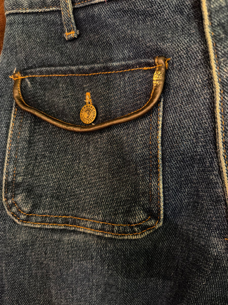 1970s 2 pocket wide leg