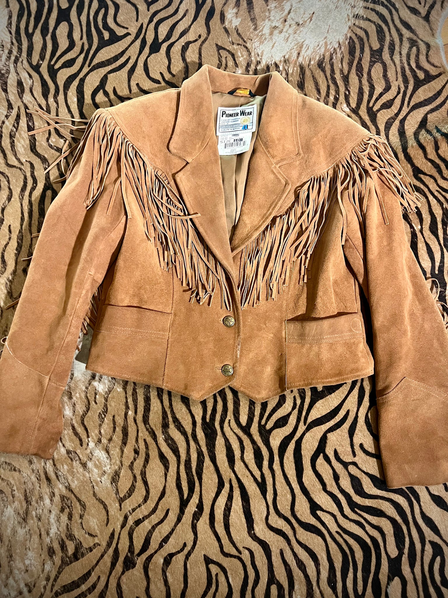 Pioneer wear 2025 suede jacket