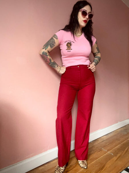 70s DITTOS Classic Curves Wide Leg Pants - The Nightshift