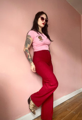 70s DITTOS Classic Curves Wide Leg Pants - The Nightshift
