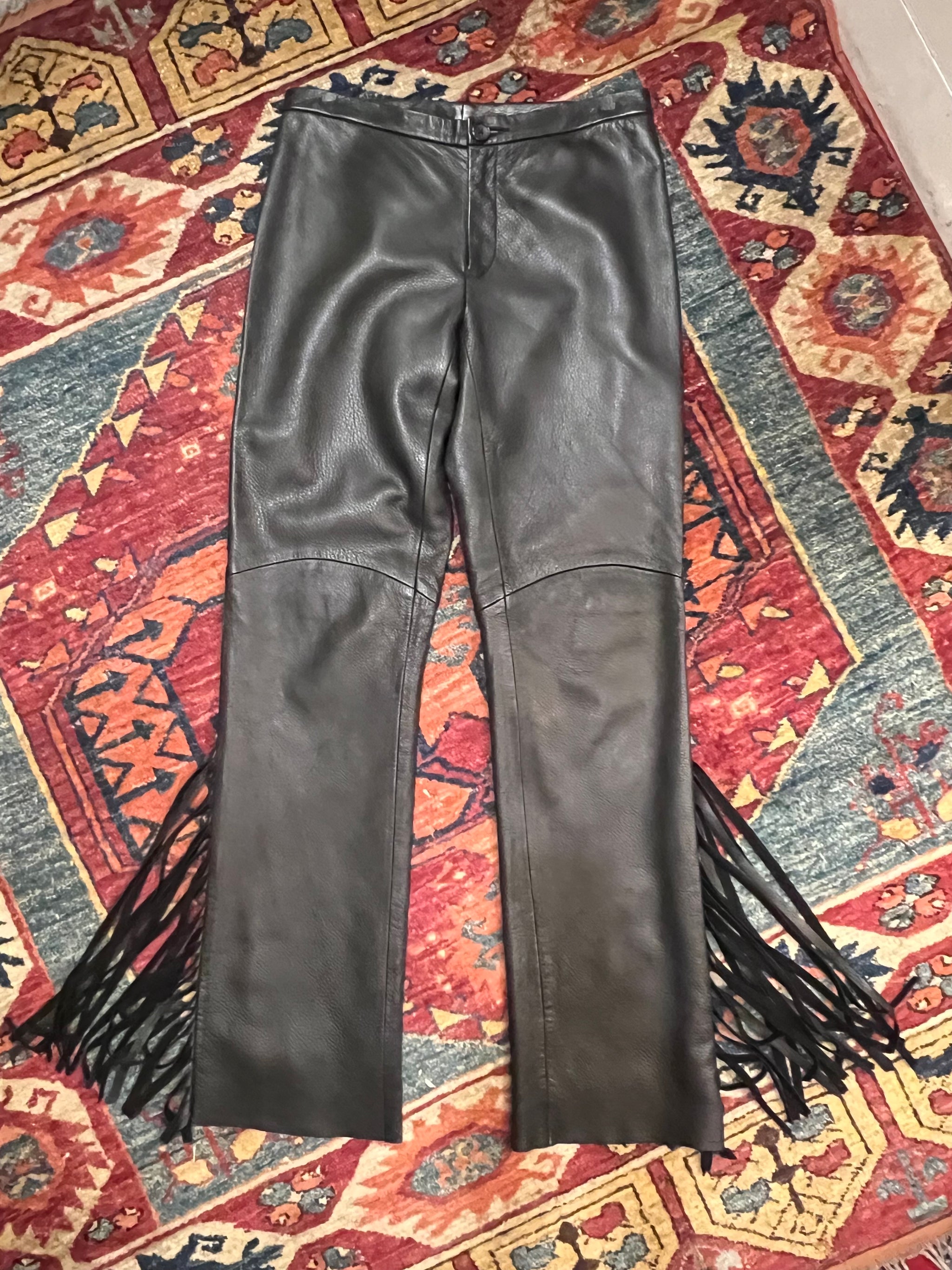 Fringe leather pants – The Nightshift