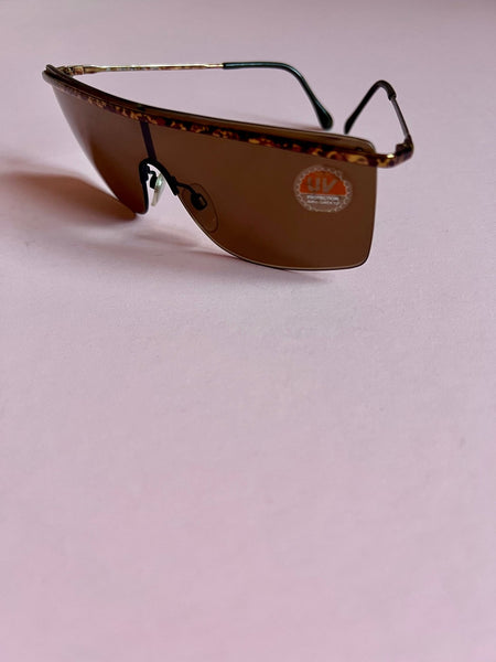 80s Luxottixa Shield Sunglasses - The Nightshift