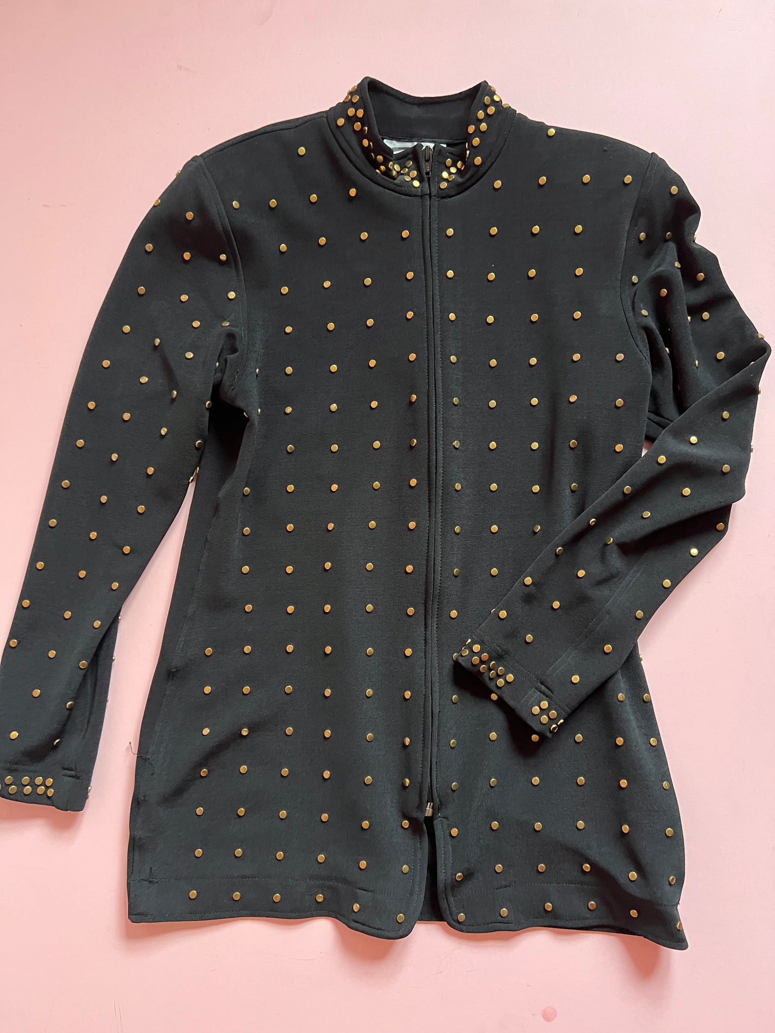 TADASHI studded skirt suit