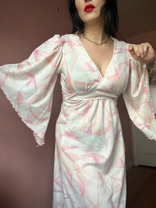 70s Angel Sleeve Dress