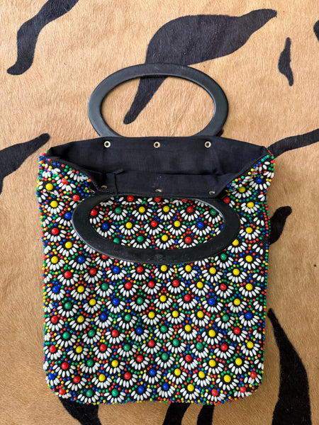 60s beaded purse