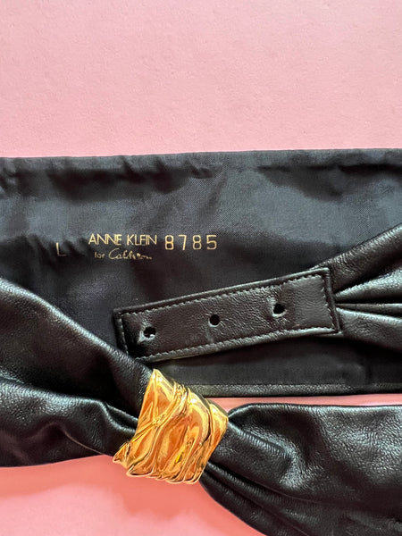 80s Anne Klein Leather belt