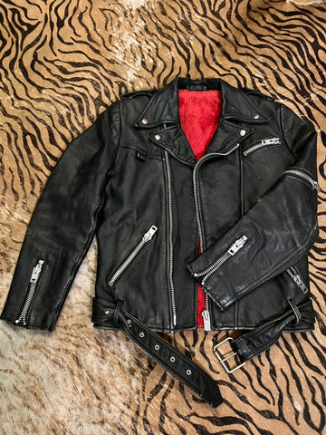 70s/80s English Style Leather Jacket - The Nightshift