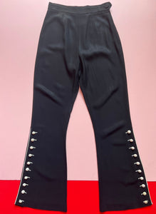 MOSCHINO high waisted sailor bell bottoms flares - The Nightshift