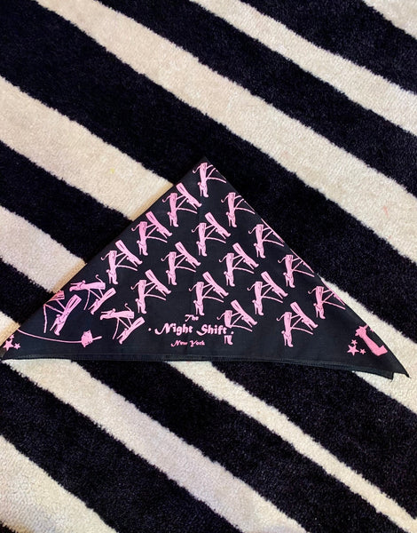 The Night Shift Boots + Whips Bandana - The Nightshift