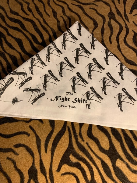 The Night Shift Boots + Whips Bandana - The Nightshift