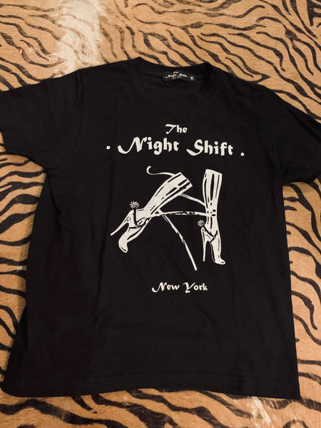The Night Shift Tee White ink - The Nightshift